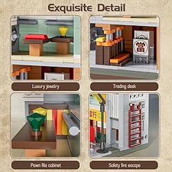Hong Kong Street View Mini Building Block Toy Pawn
