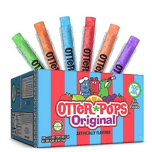 Otter Pops Freezer Ice Bars, Fat Free Ice