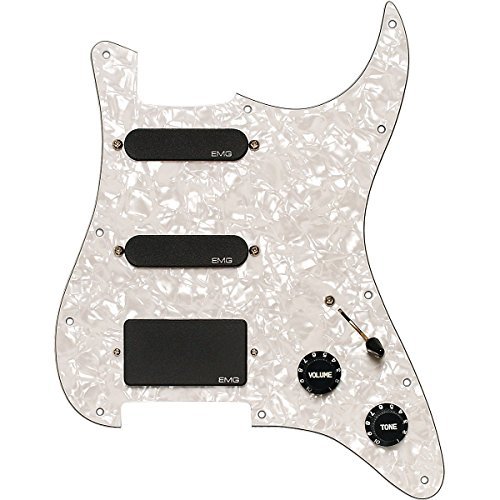 EMG KH20 Kirk Hammett Signature Loaded Pickguard Set Black 1506.00 w/Bonus RIS Picks (x3) 654330300035