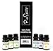 Best Essential Oils Gift Set by PureScents, 100% Pure, Six 10ml (0.34 fl oz) Aromatherapy Oils. Perfect to kill Germs, Bad Smells and a Bad Mood, great for a Relaxing and Rejuvenating Experience!