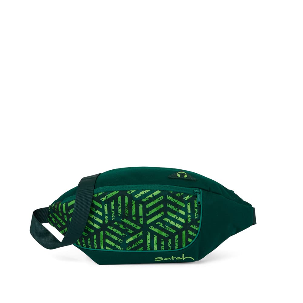 Satch Cross - Bauchtasche für die Freizeit, 2 Fächer - Get Lost - Grün