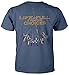Life Is Full Of Important Choices - Fishing Poles T-shirt (Large, Denim)