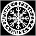 Firehouse Graphics Odin Thor Viking Norse Helm of awe Rune Protection Sticker Decal Heathen (5