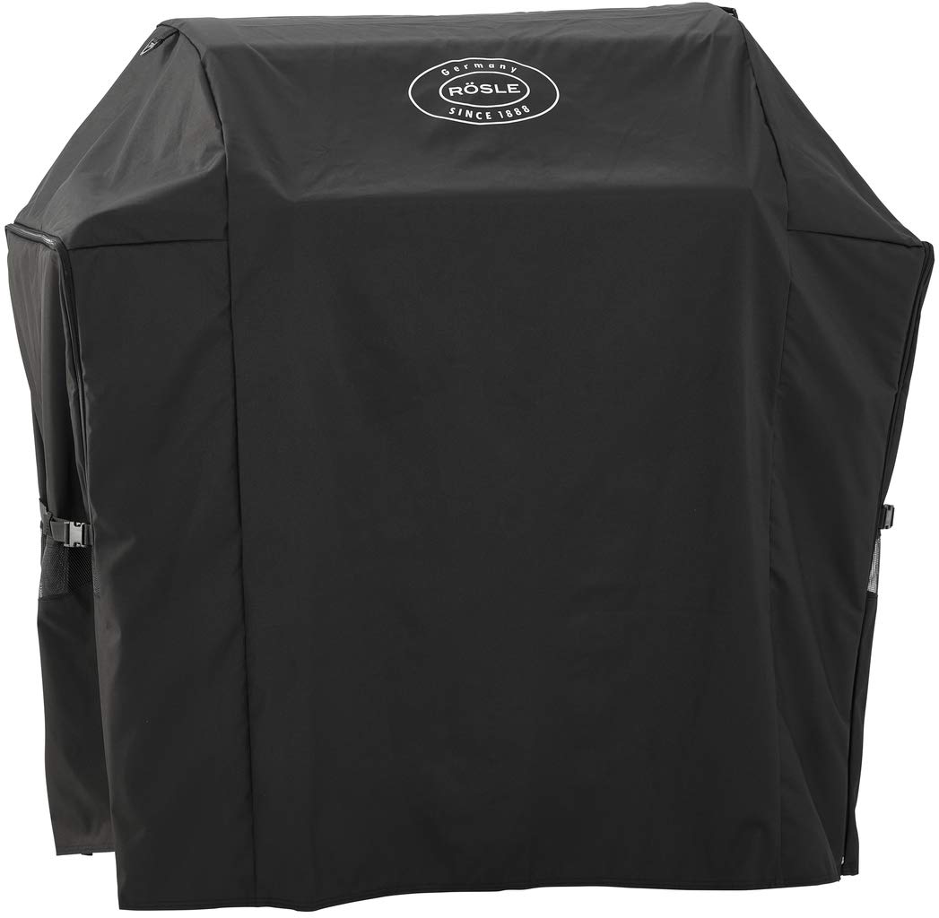 RÖSLE Videro G4/G4-S Barbecue Station, Protective Cover made of 100 Percent Polyester with PU Coating, Practical Zip, Weatherproof Cover