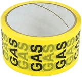 Arctic Hayes 662030 Gas ID Tape Black Yellow 50mm x 33m view 3