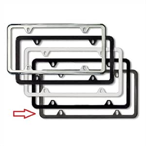 Bmw Genuine Slimline License Plate Frame With Matching Cap