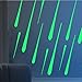 Yanqiao 12pcs/Set Meteor Luminous Stars Noctilucent Glow in The Dark Wall Decals Living Room Bedroom Kids' Room Nursery D¨¦cor Home Decorative DIY 3D Wall Stickers Gifts