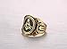 Stainless Steel Gold Plated Vintage Freemason Symbol Masonic Rings Bands for Men, Size 9