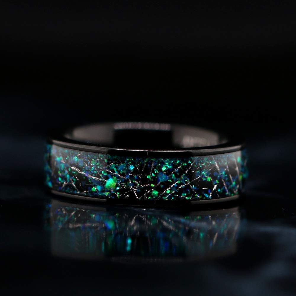 His Hers 3pc Black Opal Ring Set Opal Ring For Men Opal Rings For Women Opal Wedding Ring Opals Blue Opal Ring Fire Opal Ring Opal Ring For Women Clothing Shoes