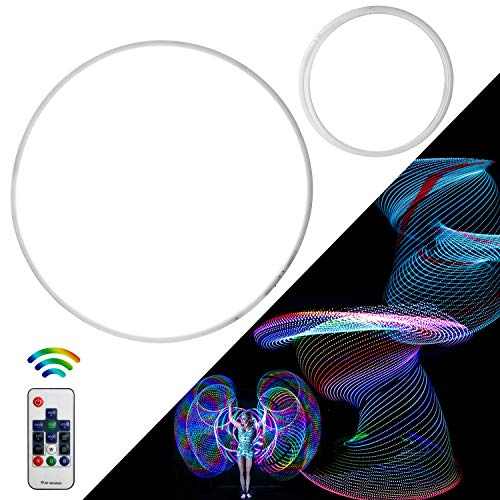 Maylai Professional Remote Control Led Hula Hoop, 90 LED's and 300+ Light Patterns Fully Rechargeable!