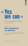 " Yes we can ". Discours de Barack Obama, candidatà la présidence des Etats-Unis, à Nashua