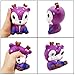 Ouflow 4Pcs Squishies Slow Rising Toy Pack Unicorn Cake,Pink Dog,Panda,Star Deer Jumbo Soft Cream Scented Cute Squishy for Kids Party Favors