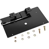 RealTruck BACKRACK Flooding Light Bracket, 16X7" | Center Mount, Black | 91002RECF | Universal w/ BackRack Frame's