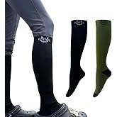 Gentrix Equestrian Riding Socks- Durable, Anti-Slip Comfort Riding Socks Anti-Friction Design Ideal Stylish Running Socks