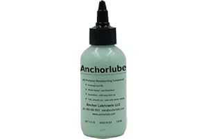 Anchorlube All-Purpose Metalworking Compound 4oz - Water-Based Cutting Fluid for Drilling, Tapping, Sawing - Great on Stainle