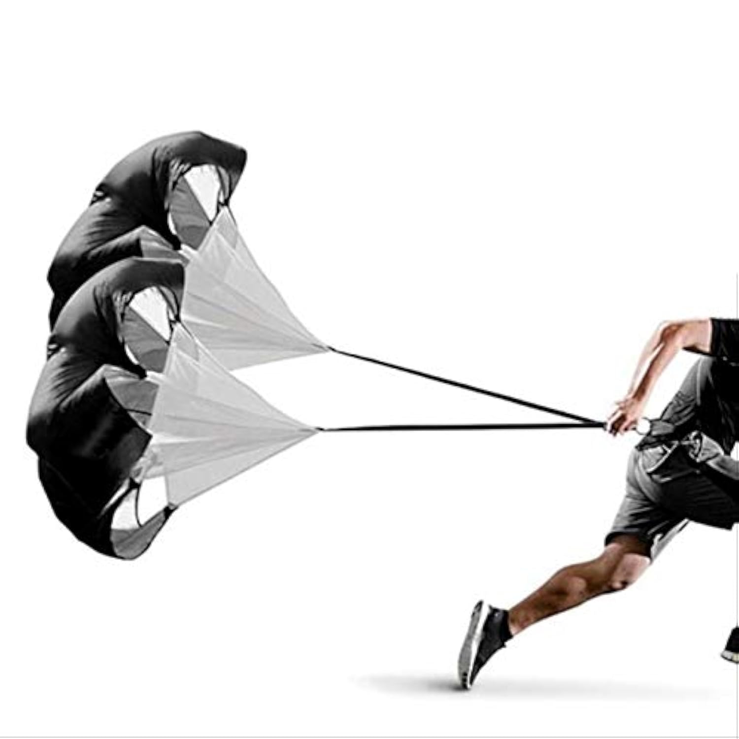 Fortitude Sports Running Parachute For Speed Sprint Resistance Training | 54 Inch Running Resistance Trainer Speed Chute For Sprinting, Rugby, Football Training, Fitness