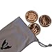 The Second Amendment Commemorative Coin Collection by Vx Investments. 3 2nd Amendment Challenge Coins in A Vx Investments Pouch Made from 1 Ounce of Pure .999 Copper