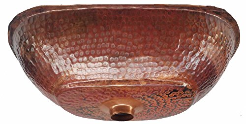 Egypt gift shops Handcrafted Oil Rubbed Vessel Hammered Copper Bathtub Sink Household Redesign