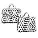 Authentic BELLA FASCINI Designer Purse Studded Tote Handbag Bead Charm- 925 Silver - Fits Bracelets