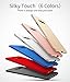 YIHAILU Samsung Galaxy S8 Plus Case Smoothly Skin Shockproof Ultra Thin Slim Full Body Protective Cover For S8+ 6.2 Inch (Silky Black)