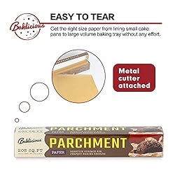 Unbleached Parchment Paper Roll for Baking, 2 Pack