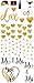 Zink Polaroid Colorful & Decorative Wedding Stickers for 2x3 Photo Paper, Colorful
