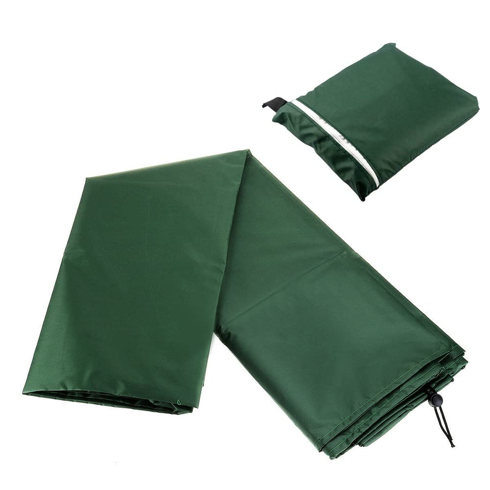 Tiardey Green Chair Cover,Outdoor Folding Chair Cover Waterproof Dustproof and UV Resistant,7.9/13x28x43inch