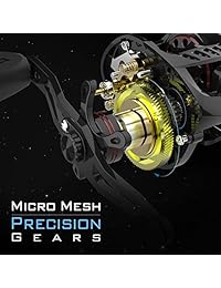KastKing Speed ??Demon 9.3: 1 Baitcasting Fishing Reel: el baitcaster más rápido del mundo: 12 + 1 rodamientos de bolas blindados: arrastre de fibra de carbono.
