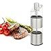 Tastmate Best 2 Jar Dual Spices Grinder/Mill Salt and Pepper Shakers for Adjustable Ceramic Rotor, 304 stainless steel (Original)