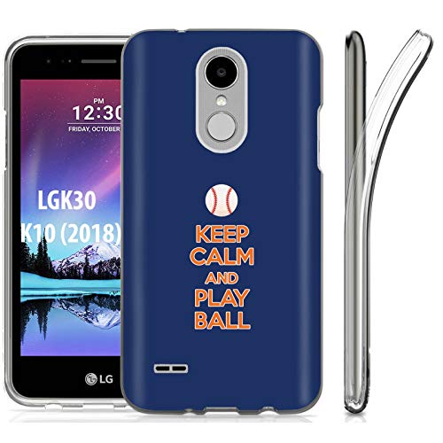 [Mobiflare] LG K30 [K10 2018] Premier Pro/Phoenix Plus [K30 X410|Premier Pro L413DL|Phoenix Plus ] Ultraflex Thin Gel Phone Cover [Play Ball - Houston Print]