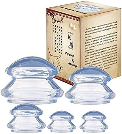 Anti Cellulite Cup Facial Cupping Set Cupping Set Massage Cups - for Face Neck Body Massage, Muscle Relaxation, Pain Relief, Anti-aging, Wrinkle Reducer
