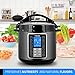 Mueller UltraPot 6Q Pressure Cooker Instant Crock 10 in 1 Pot with German ThermaV Tech, Cook 2 Dishes at Once, BONUS Tempered Glass Lid incl, Saute, Steamer, Slow, Rice, Yogurt, Maker, Sterilizer