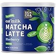 SENCHA NATURALS Oat Milk Vegan Matcha Latte 8.5 oz (Blueberry)
