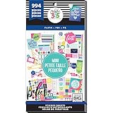 me & my BIG ideas Sticker Value Pack for Mini Planner - The Happy Planner Scrapbooking Supplies - Faith Theme - Multi-Color & Gold Foil - Great for Projects & Albums - 30 Sheets, 994 Stickers Total