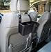 Zento Deals Food Drink Holder Tray- Car Headrest Beverage, Bottle, Food, Change, Smart Phone Tray Holder- Convenient Durable Tray for Removal Car Seat Headrest