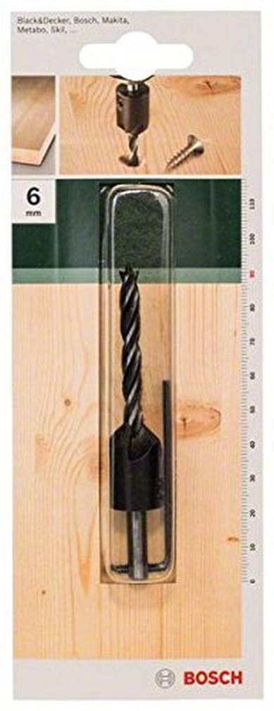Bosch 2609255219 Wood Drill Bit with 90 Degree Countersink/Diameter 6mm