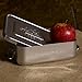 Gentlemen's Hardware Aluminum Lunch Box, Silver