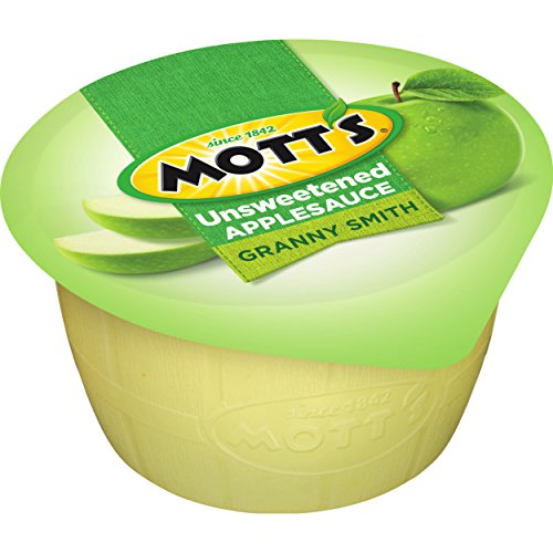 Mott's Unsweetened Granny Smith Applesauce, 3.9 oz cups, 6 count (Pack