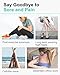 Tumaz Muscle Roller Stick - Best for Massage and Muscle Pain Relief - Professional Quality with Rolling Bearing for Smooth Use [Extra Long 21
