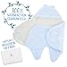 Receiving Blanket Wrap Swaddle-For Newborn Baby Nursery -Perfect Baby Shower Gift For Baby Boys-Super Soft -100% Plush Coral Fleece Double Layered Fabric - Blue Stars- With Gift Box (Blue) …