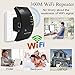 300Mbps WiFi Repeater Signal Booster Wireless Range Extender, 2 in 1 Repeater/Access Point Modes 360 Degree Full Coverage WPS Function Plug and Play LAN Port for Any Router& Alexa Devices 【upgrade】