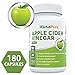 Apple Cider Vinegar 1250mg 180 Capsules Vegetarian, Non-GMO & Gluten Free - Tasteless Extra Strength - All Natural Detox, Digestion, Weight Management - Vegan