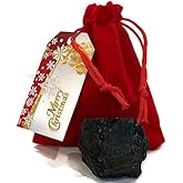 None Ultimate Naughty List Lump of Coal Christmas Surprise! Beautiful Plush Red Velvet Jewelry Bag Filled with Real Authentic