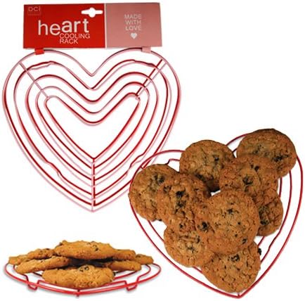 Heart Shape Kitchen Bakeware Cooling Racks 2-piece Set
