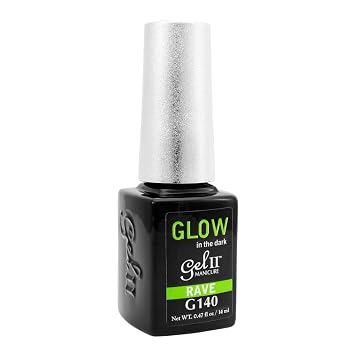 Amazon Com Gel Ii La Palm Rave Nail Polish Lacquer Uv Glow In The