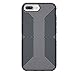 Speck Products Presidio Grip Case for iPhone 8 Plus (Also fits 7 Plus and 6S Plus/6 Plus), Graphite Grey/Charcoal Grey