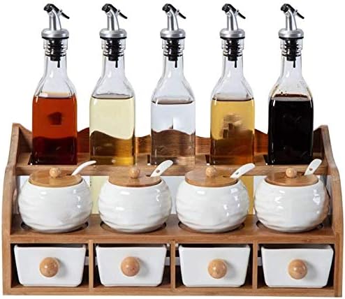 キッチンホームの組み合わせ調味料ボックス調味料ポットセラミックポットスパイスジャー Centrumskupuaut Pl