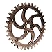 Jili Online 29cm Rustic Wooden Wall Hanging Steampunk Gear Home Shop Art Craft Decor #C