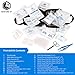82 Piece First Aid Medical Kit for Home, Business, Travel, Camping, Vehicle, Kids. OSHA Compliant 2019 Small First Aid Kit in Nylon Bag. Includes Guide, Scissors, Tweezers, Bandages, Gauze, Tape