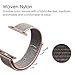 Lrapple Compatible with Apple Watch Band 38mm 40mm 42mm 44mm,Soft Nylon Sport Loop,with Hook and Loop Fastener,Replacement Band Compatible for iWatch Series 4/3/2/1